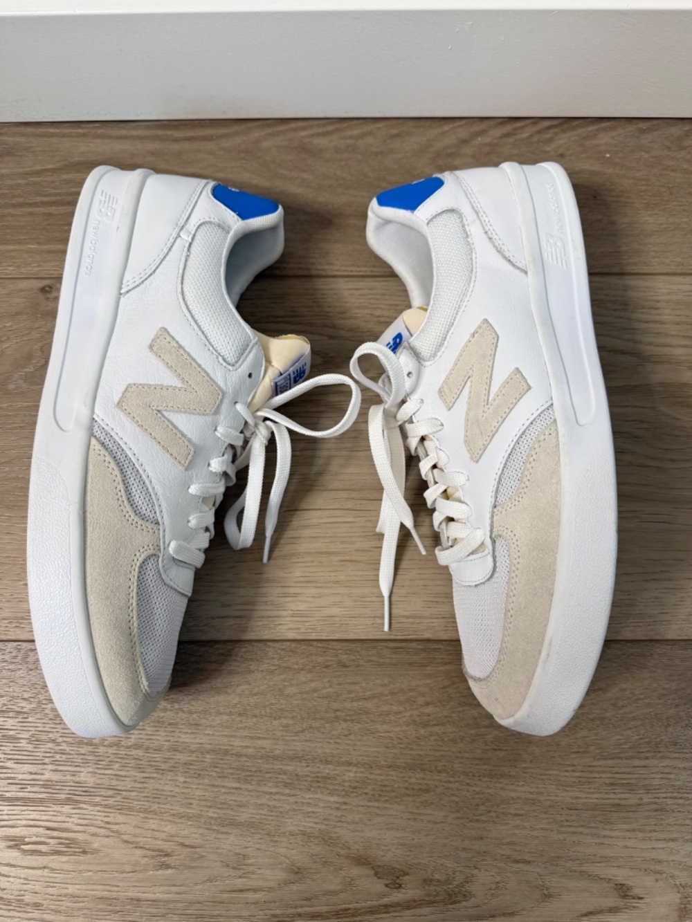 New Balance CT300 V3 White Blue Court Sneakers Men’s Size 12 - Picture 7 of 9